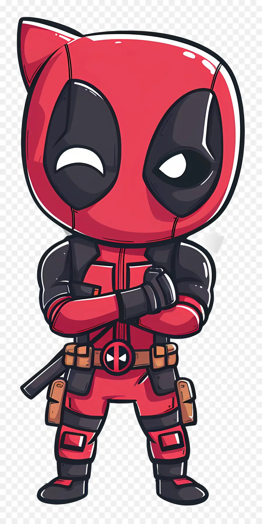 لطيف Deadpool，شخصية للرسوم المتحركة PNG