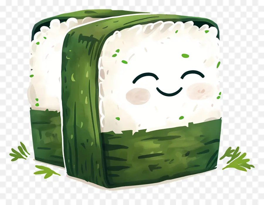 لطيف Onigiri，السوشي PNG