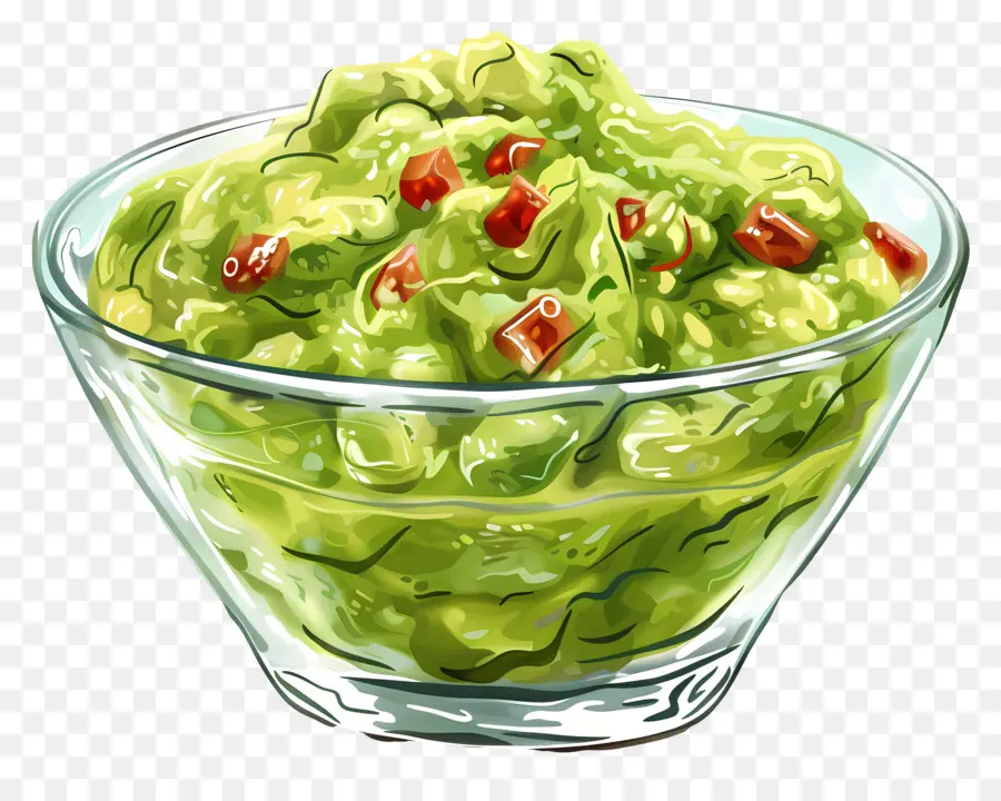 وعاء من Guacamole，حبوبا PNG