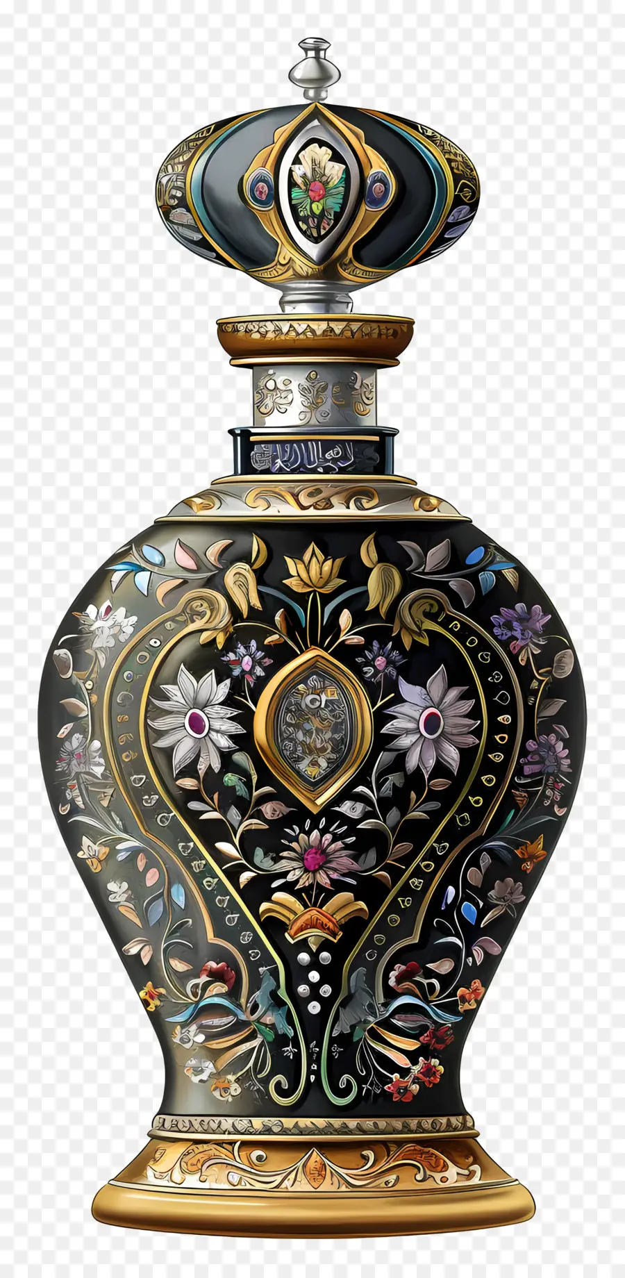 زجاجة عطر，ديكور مزهرية PNG