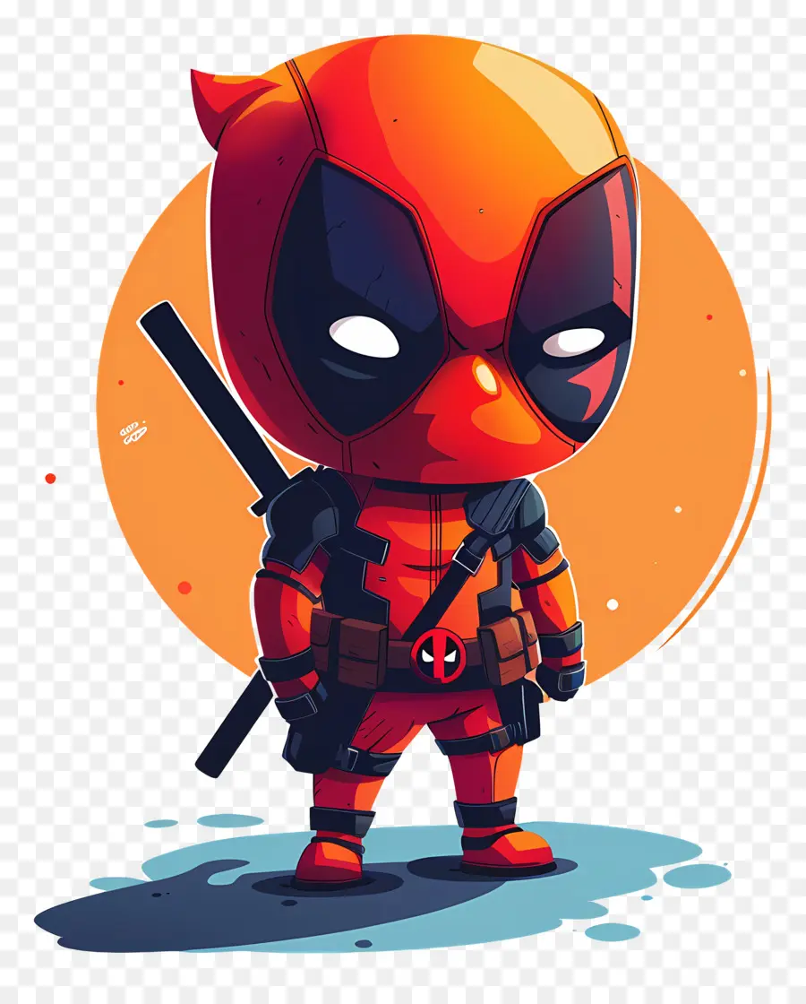 لطيف Deadpool，خارقة PNG