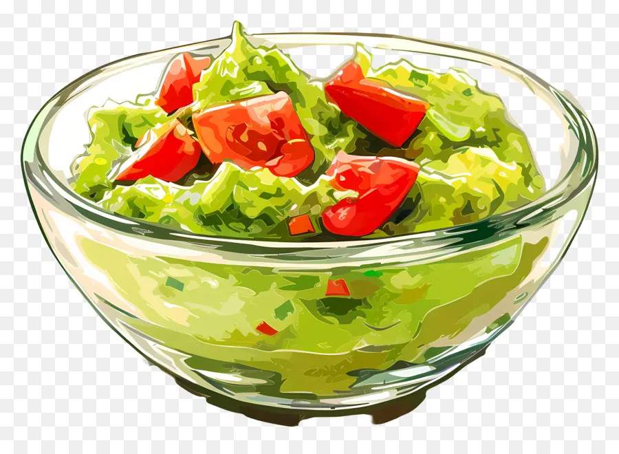 وعاء من Guacamole，حبوبا PNG