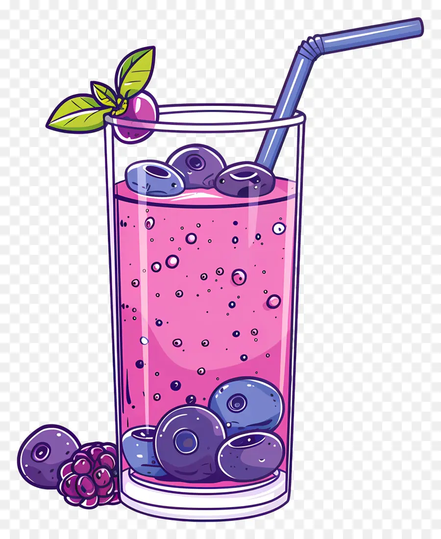 Berry Beverage，مشروب وردي PNG