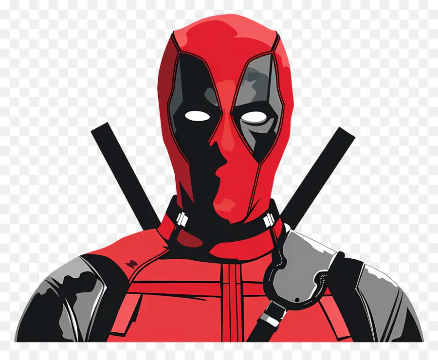 Deadpool，بدلة حمراء PNG