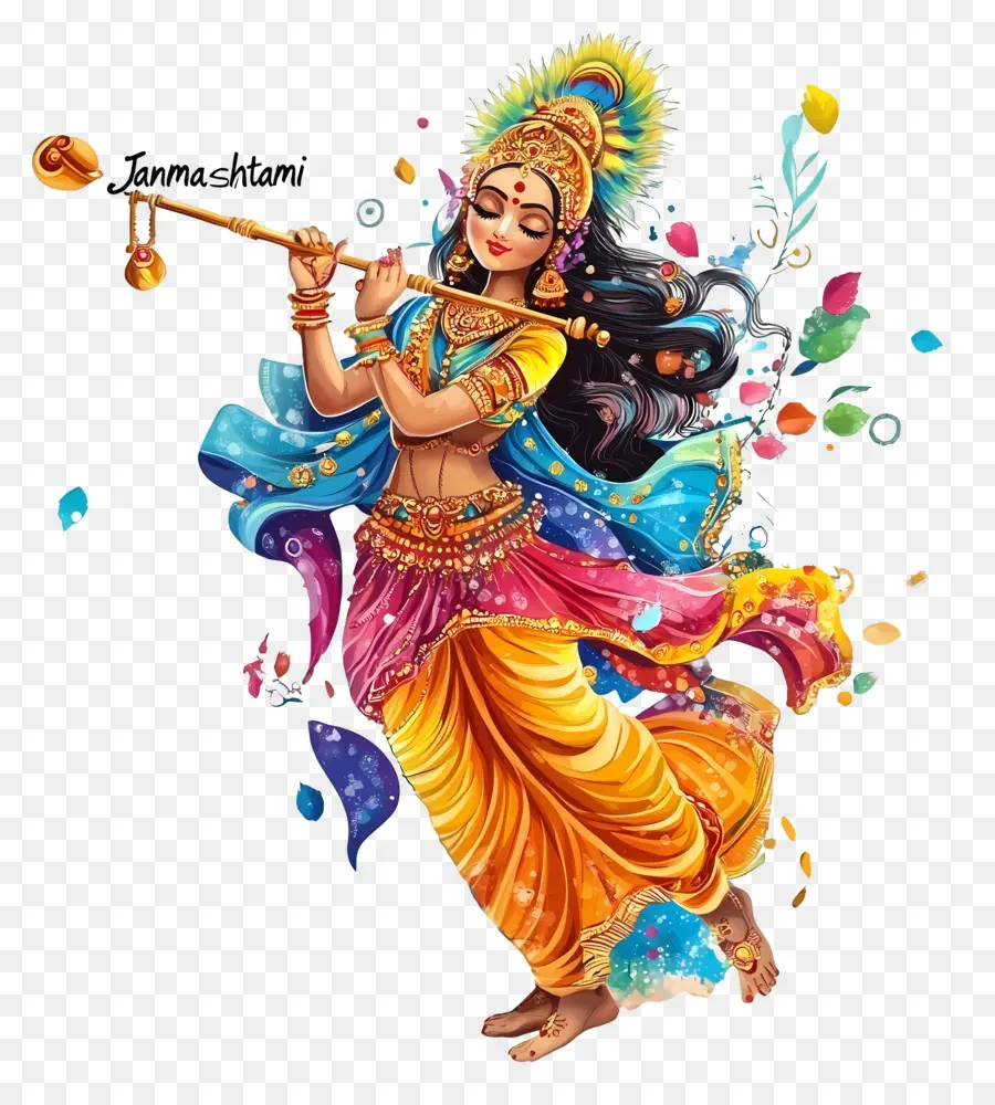 Janmashtami，امرأة Janmashtami PNG