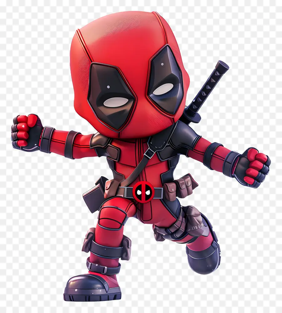 Deadpool，شخصية حمراء PNG