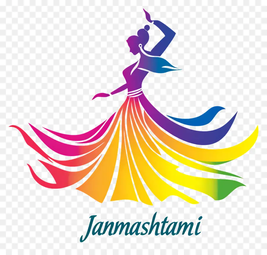 Janmashtami，راقصة Janmashtami PNG