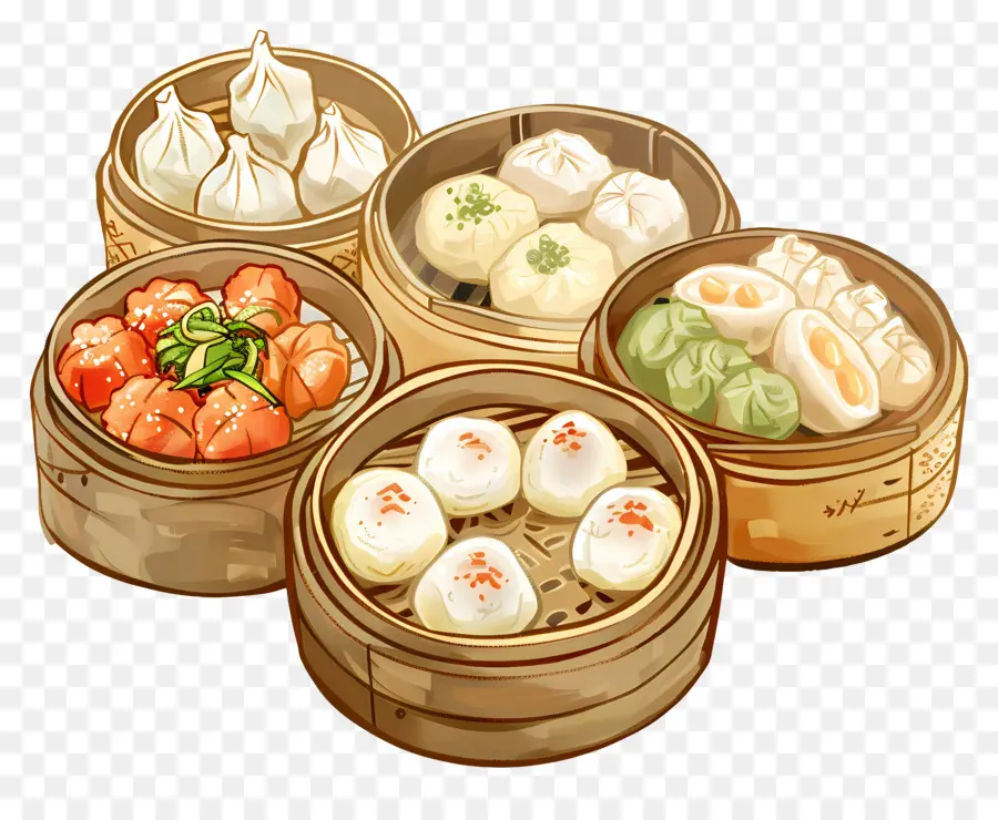 Dimsum，ديم سوم PNG