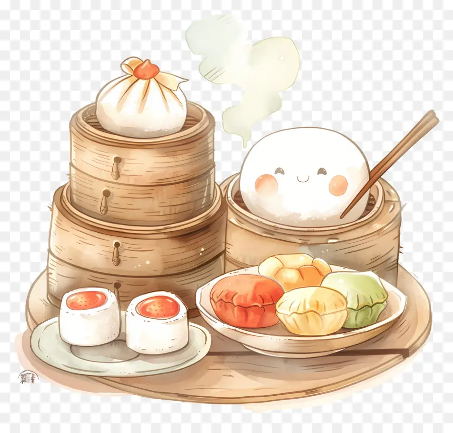 Dimsum，ديم سوم PNG