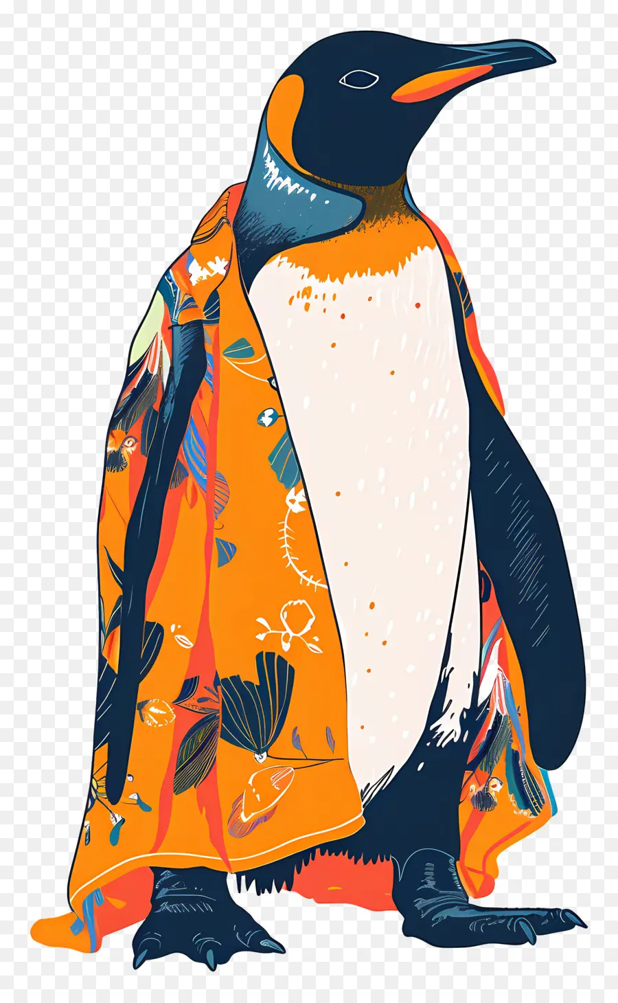 البطريق，Penguin في Orange Cape PNG