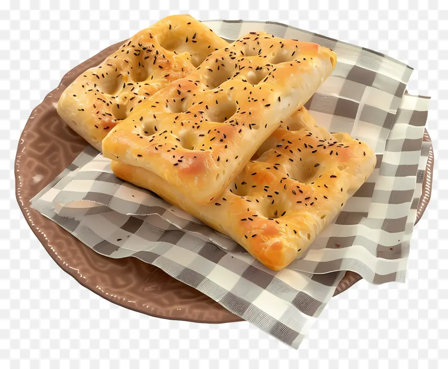 خبز الفوكاشيا，خبز PNG