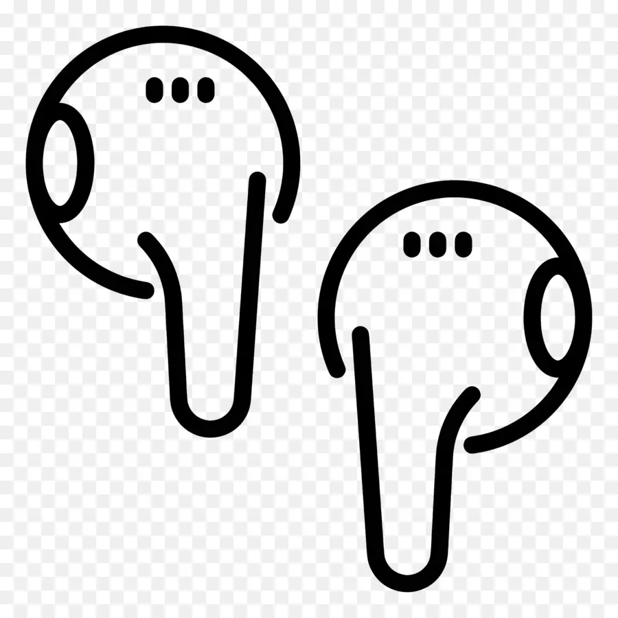 Airpods，سماعات الأذن PNG