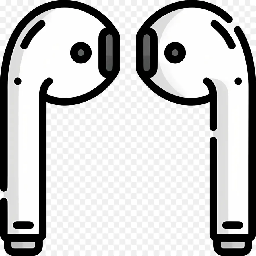 Airpods，سماعات الأذن PNG