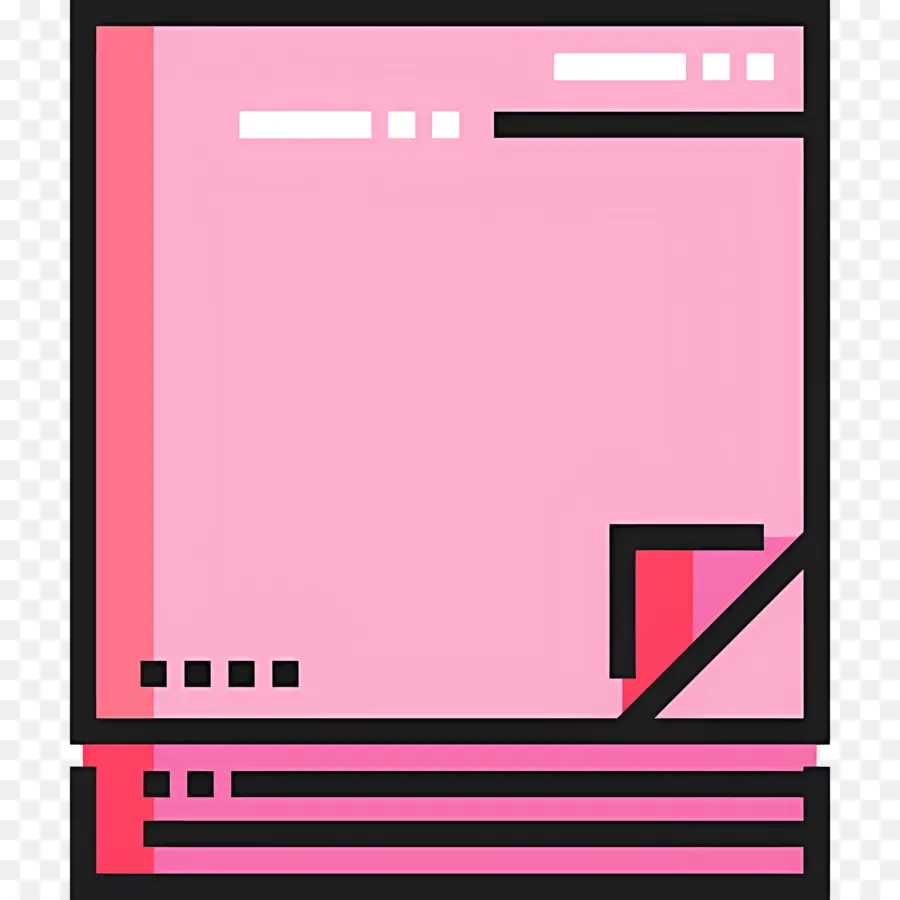 ملاحظات لاصقة，مذكرة لاصقة الوردي PNG