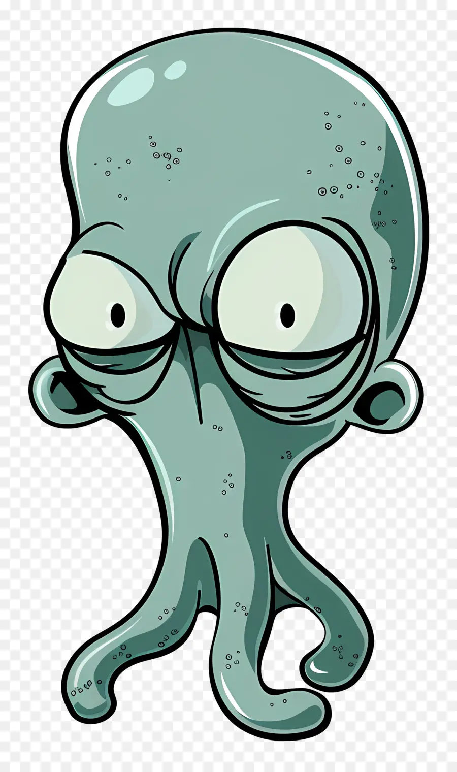 مخالب Squidward，الأخطبوط الكرتون PNG