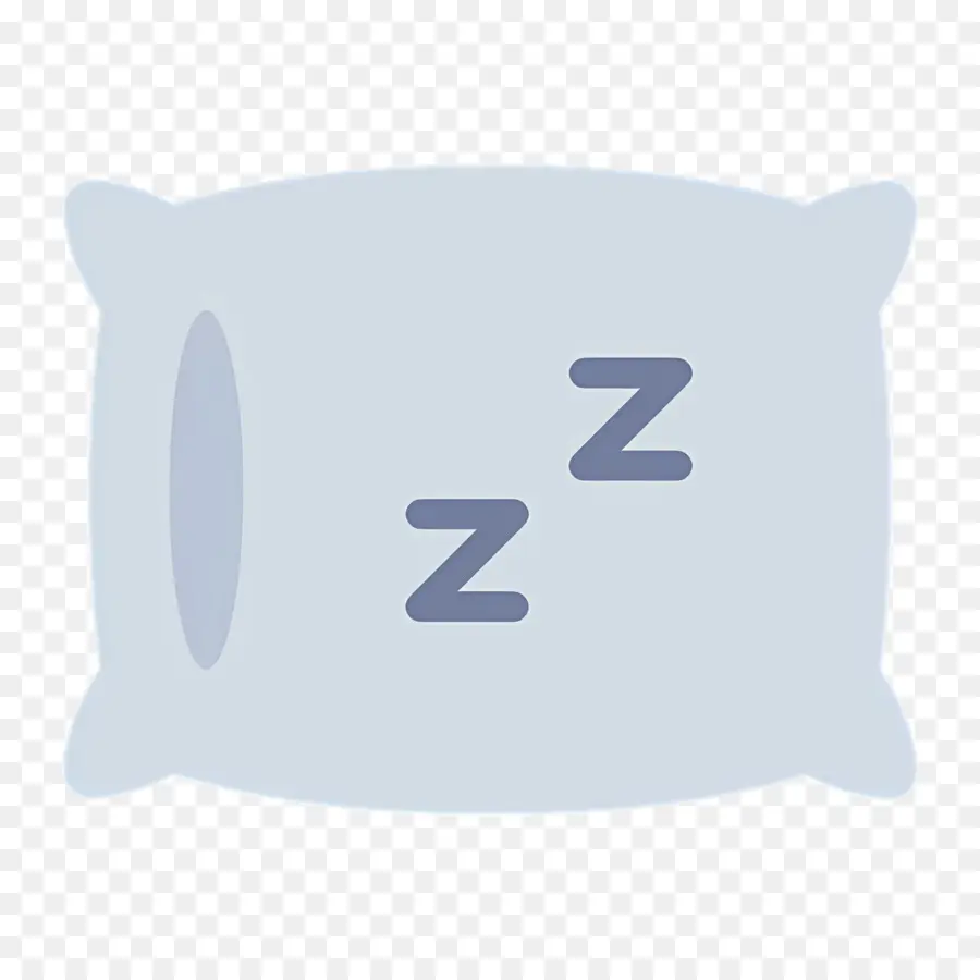 وسادة النوم，وسادة مع Zzz PNG