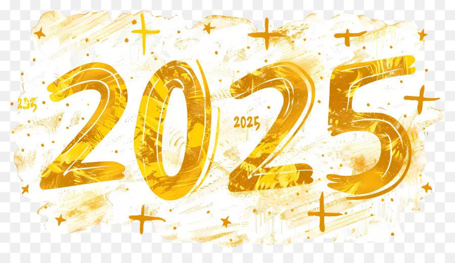 2025 الذهب，الذهبي 2025 PNG