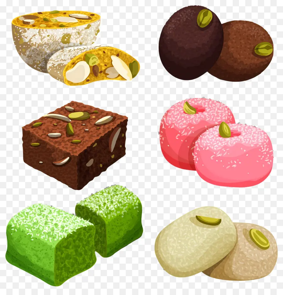 حلويات هندية，Com Mithai PNG