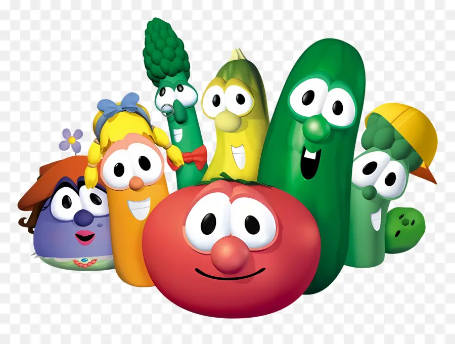 Veggietales，شخصيات نباتية PNG