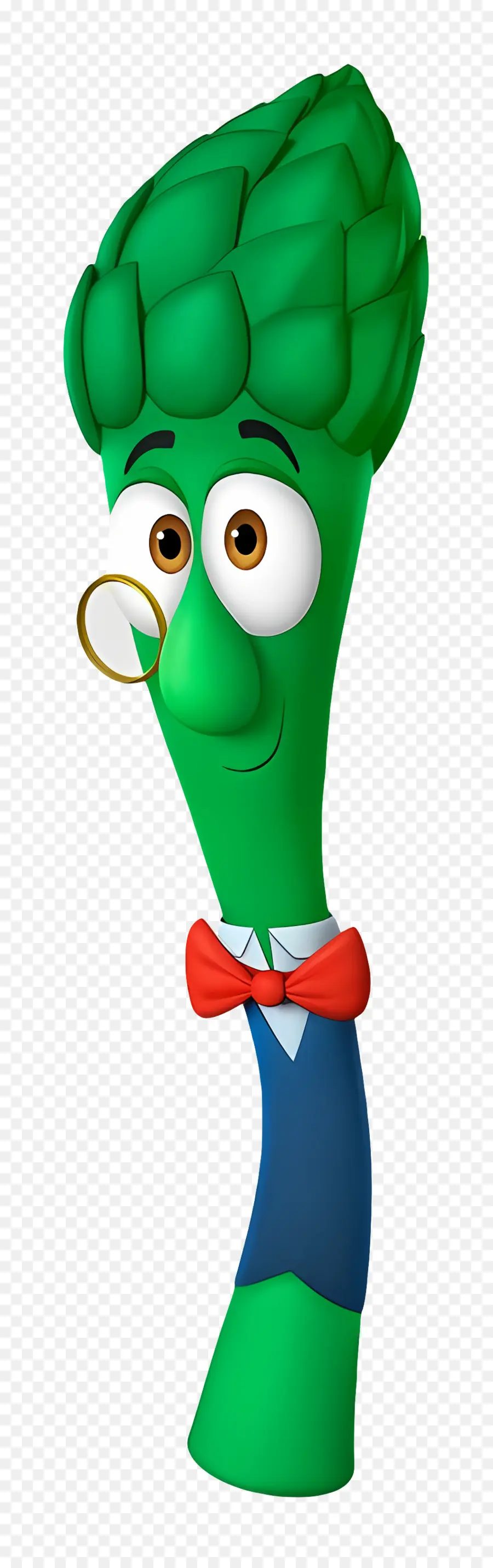 Veggietales，شخصية الهليون PNG