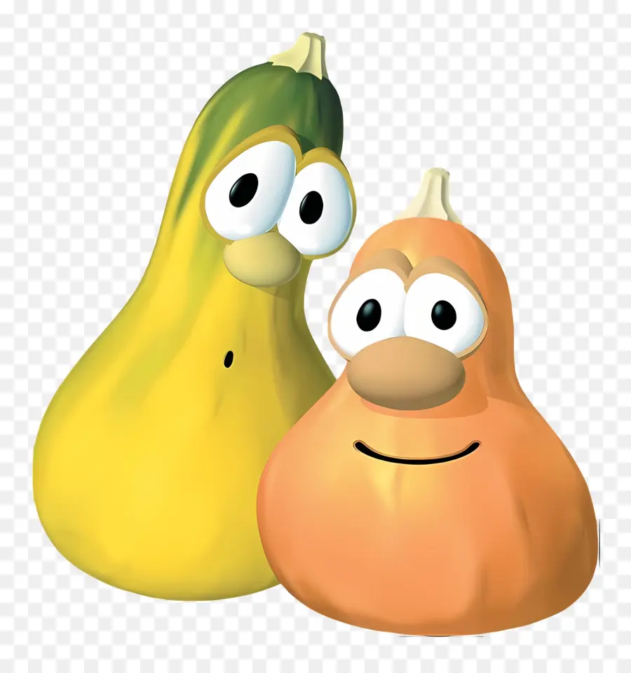 Veggietales，شخصيات الكرتون الاسكواش PNG