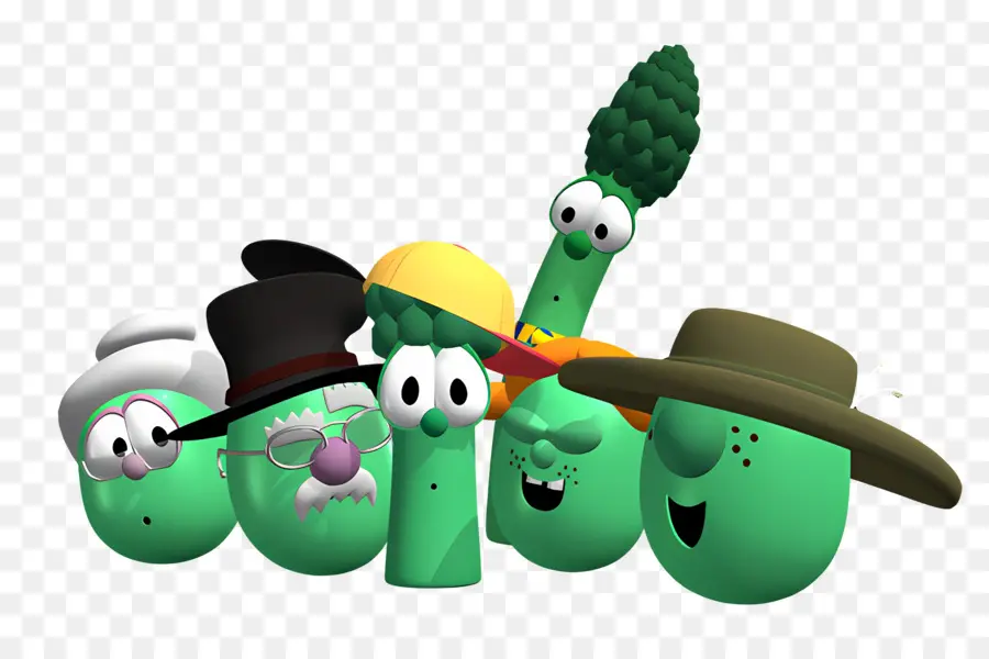 Veggietales，شخصيات نباتية PNG