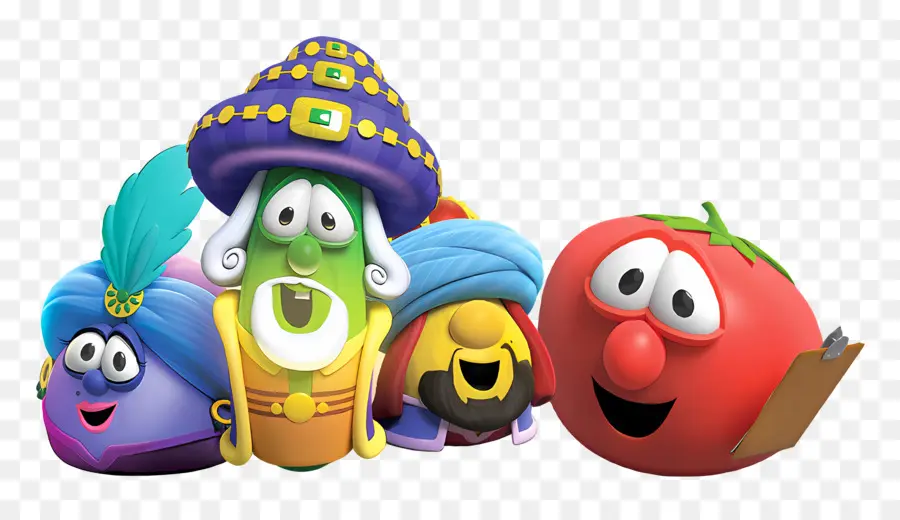 Veggietales，شخصيات نباتية PNG