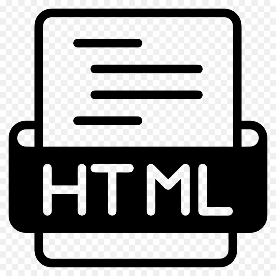 شعار أتش تي أم أل，ملف Html PNG