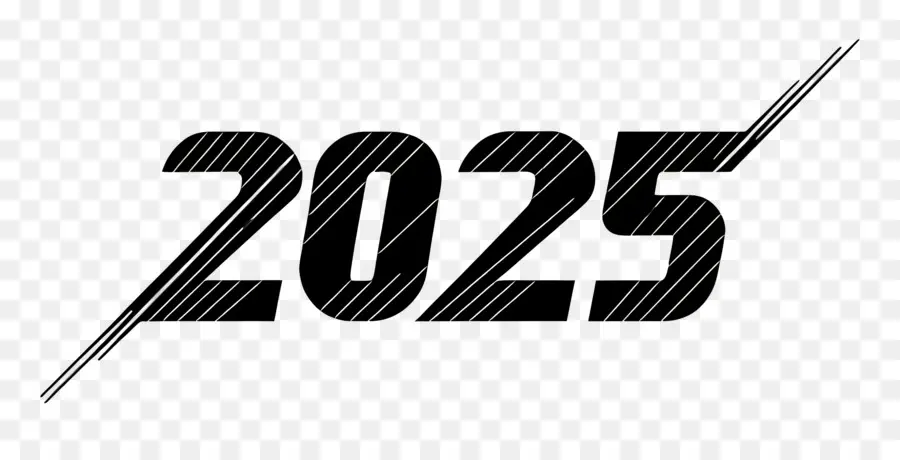 2025 رأس السنة，2025 PNG