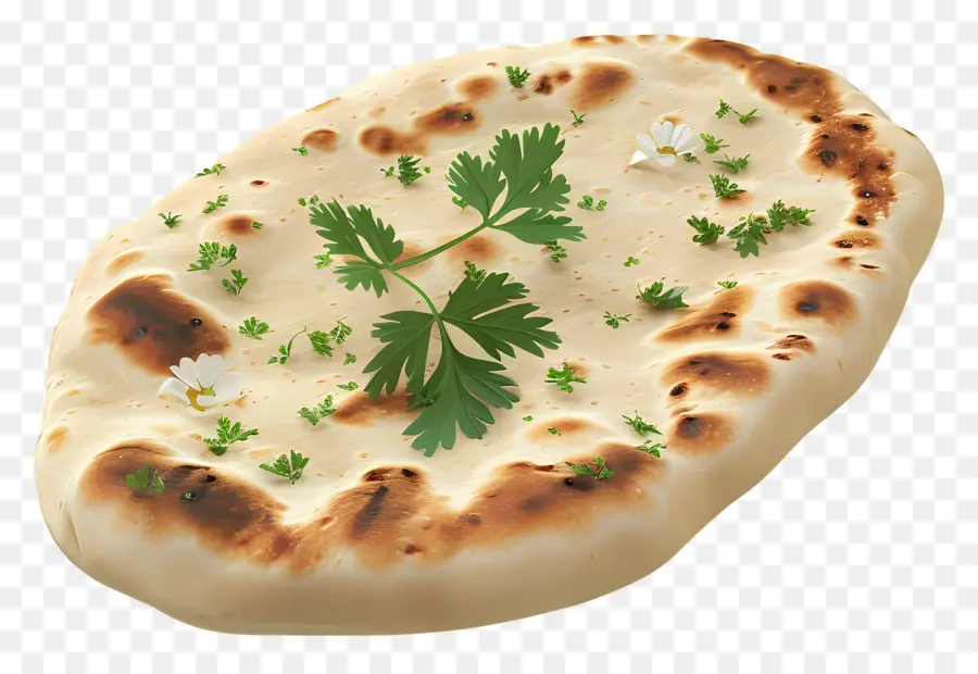 خبز النان，كسبرة PNG