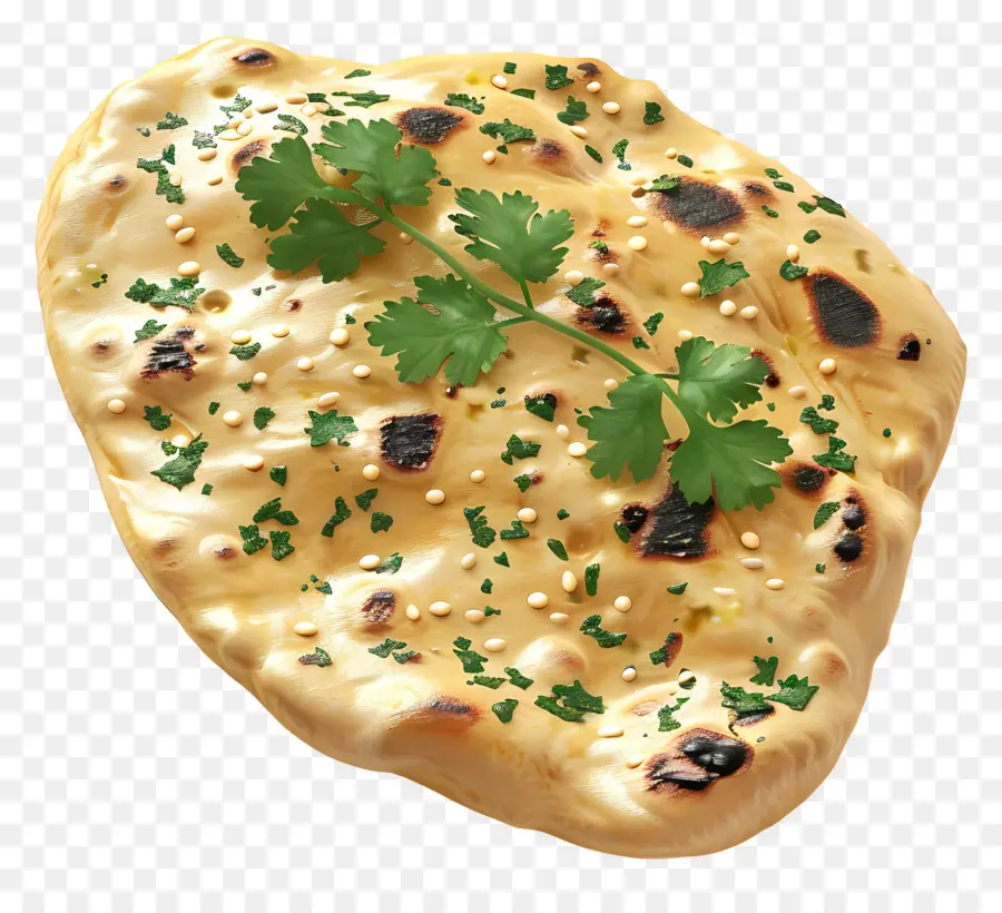 خبز النان，كسبرة PNG