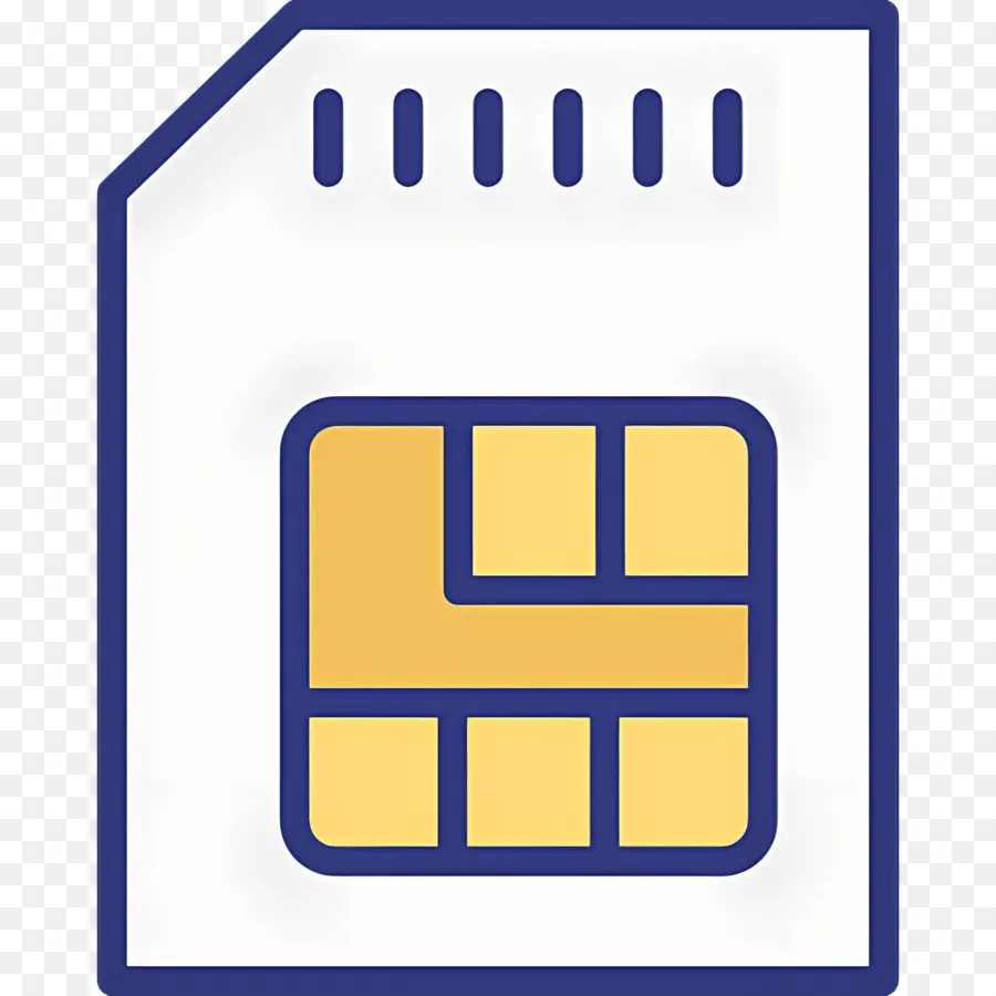 ذاكرة الهاتف，رمز بطاقة Sim PNG