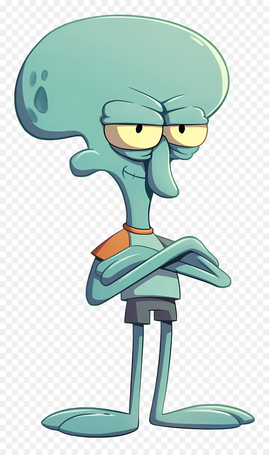 مخالب Squidward，شخصية كرتونية PNG