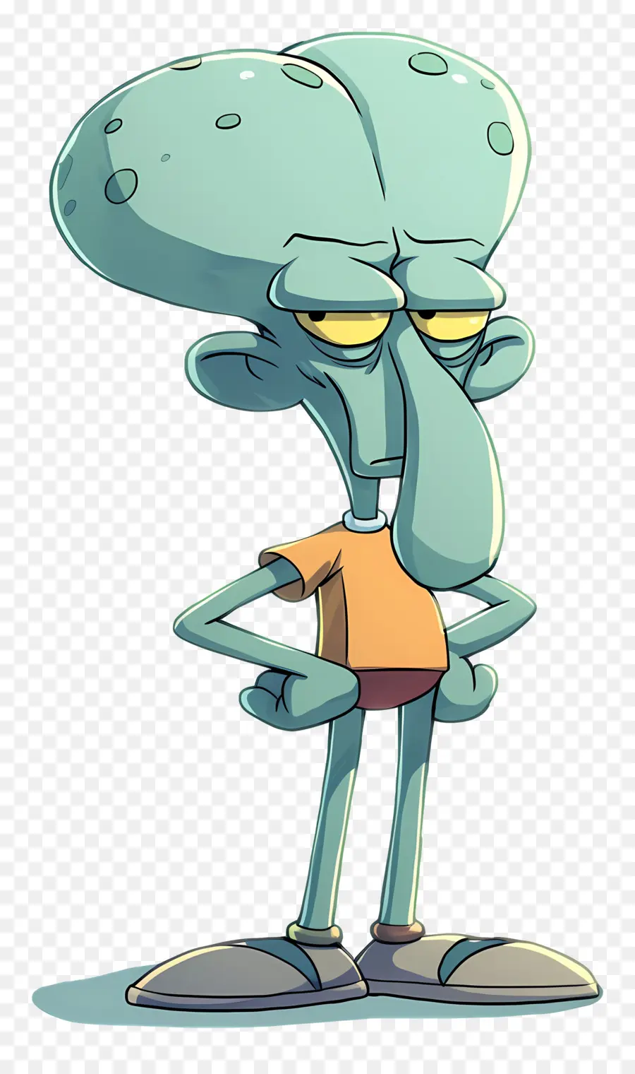 مخالب Squidward，شخصية كرتونية PNG