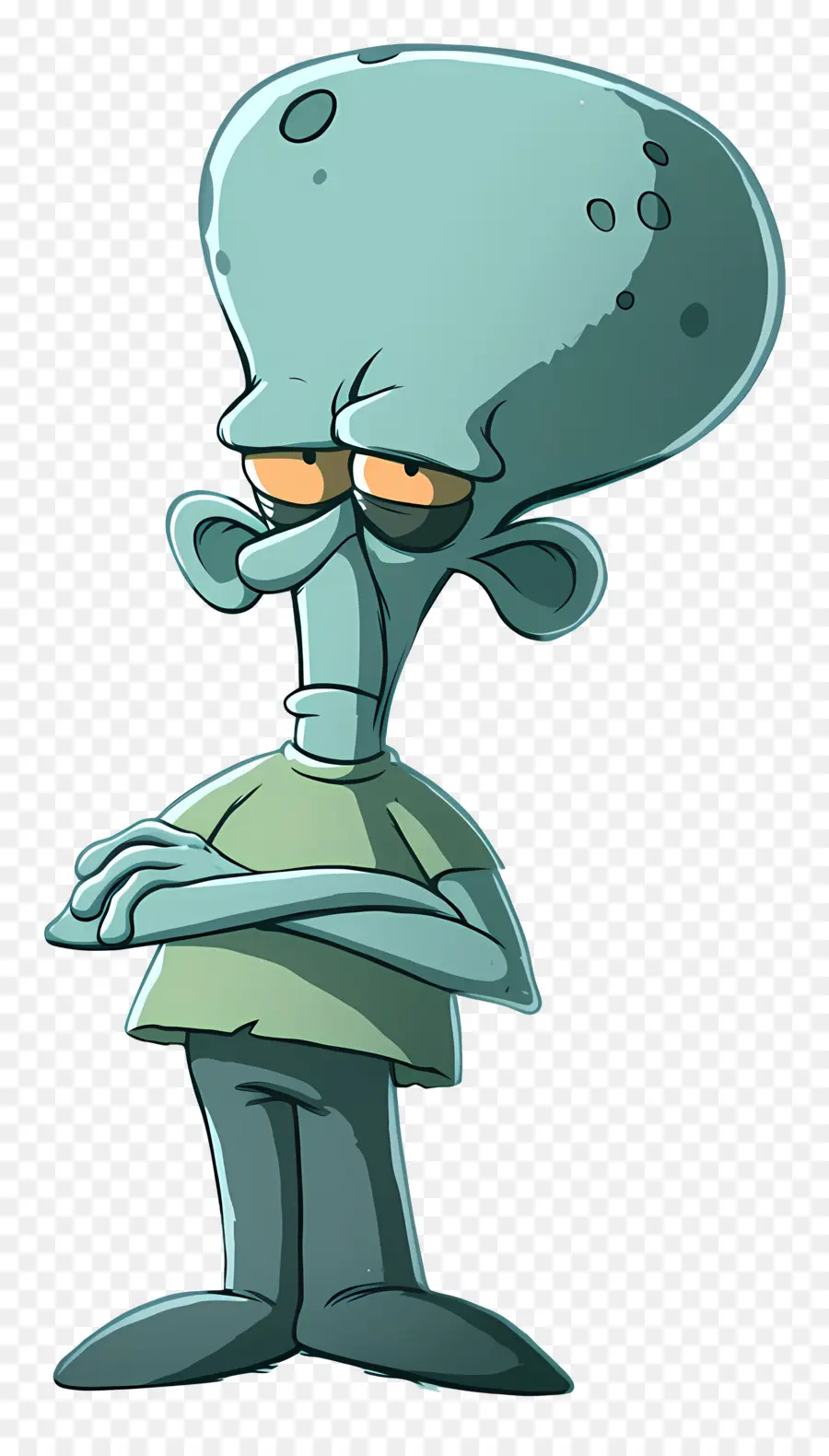 مخالب Squidward，الحبار الكرتون PNG