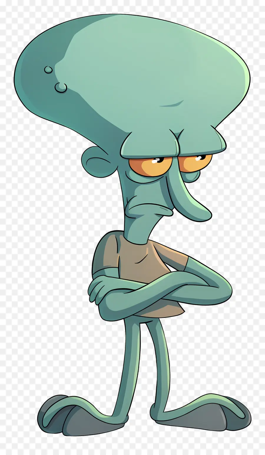 مخالب Squidward，شخصية كرتونية PNG