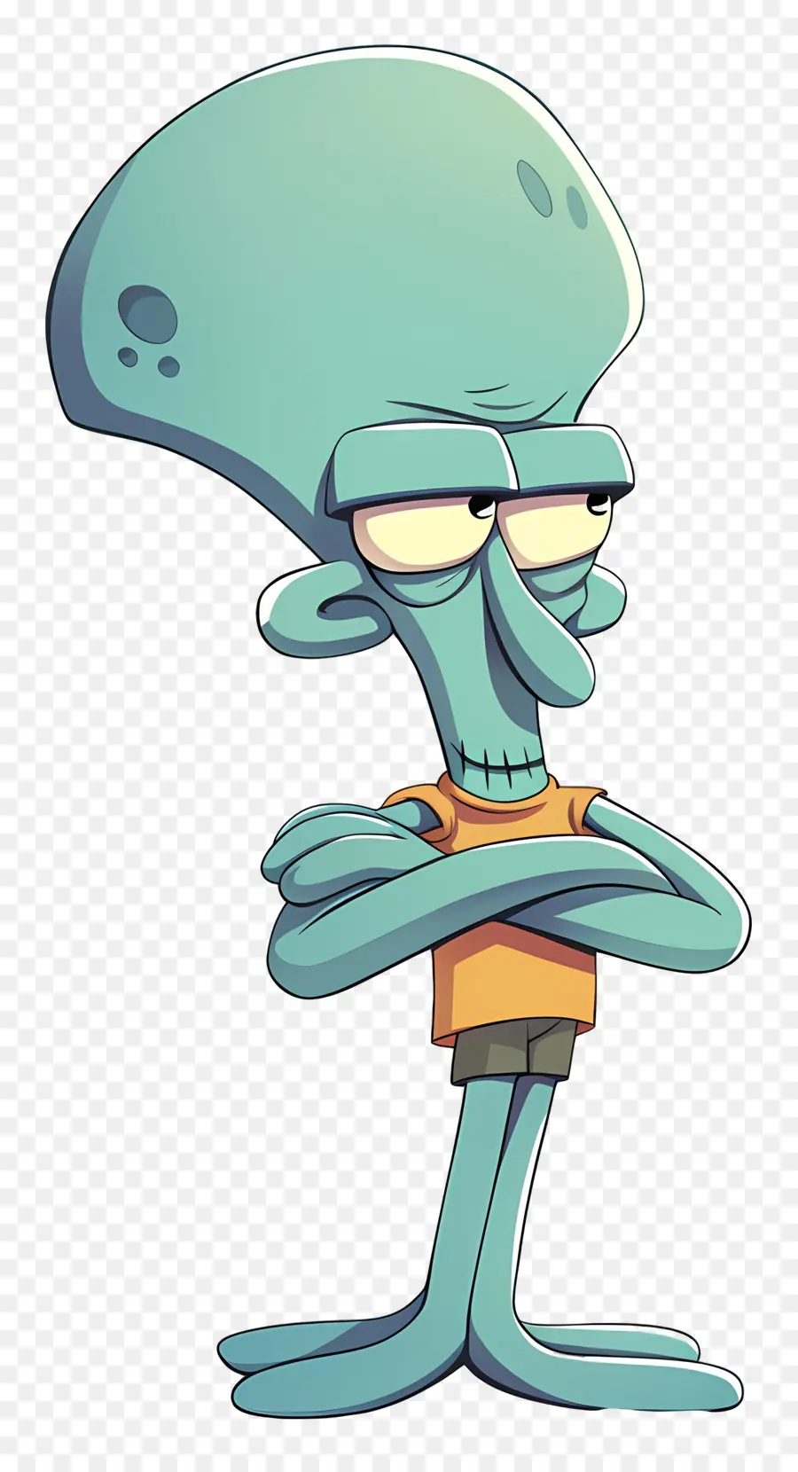 مخالب Squidward，الحبار الكرتون PNG