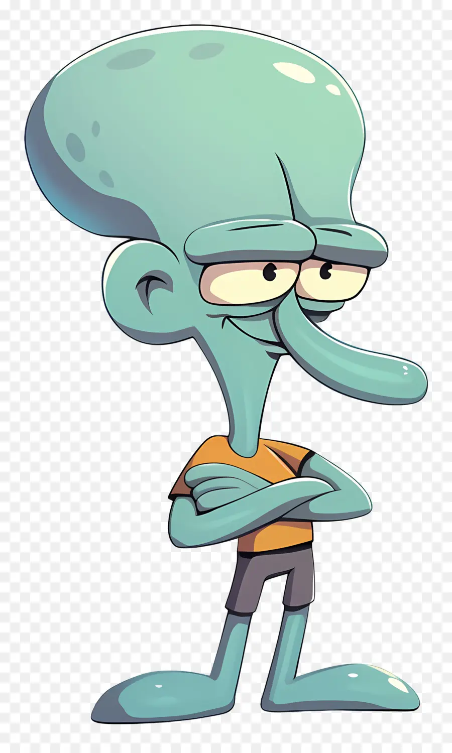 مخالب Squidward，شخصية كرتونية PNG