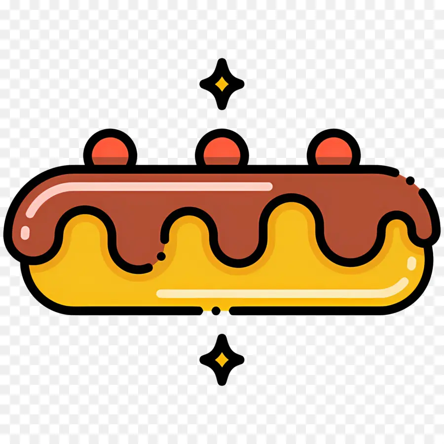 Eclair，اكلير الشوكولاتة PNG