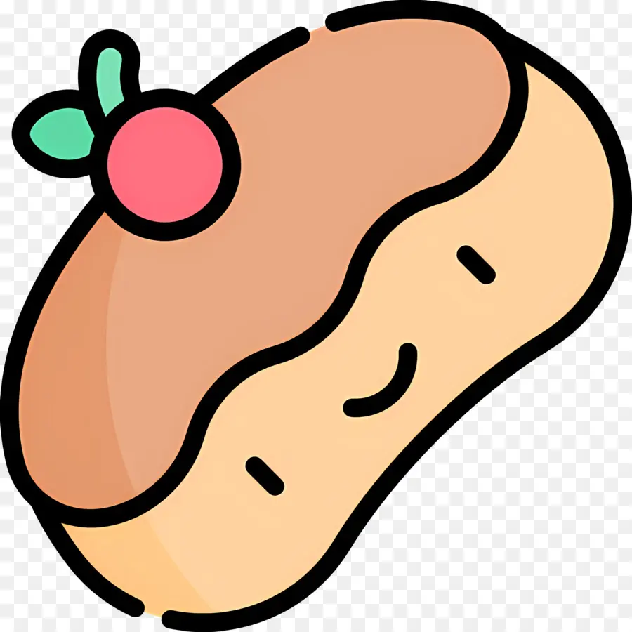 Eclair，كعكة لطيف PNG