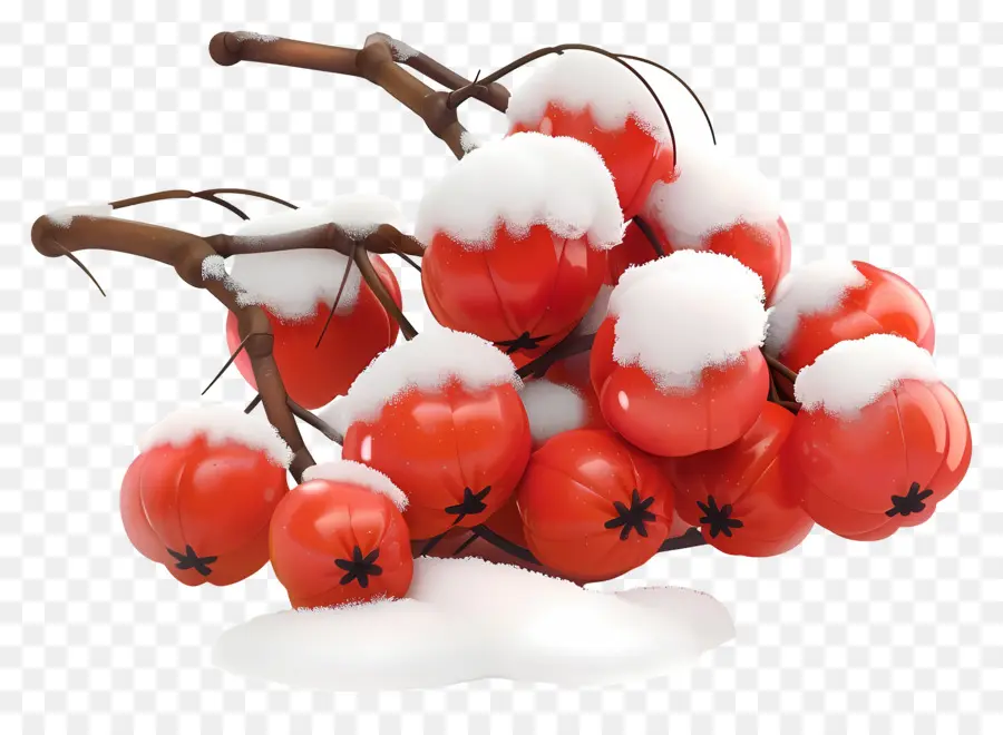 Com Winterberry，البرسيمون الثلجي PNG