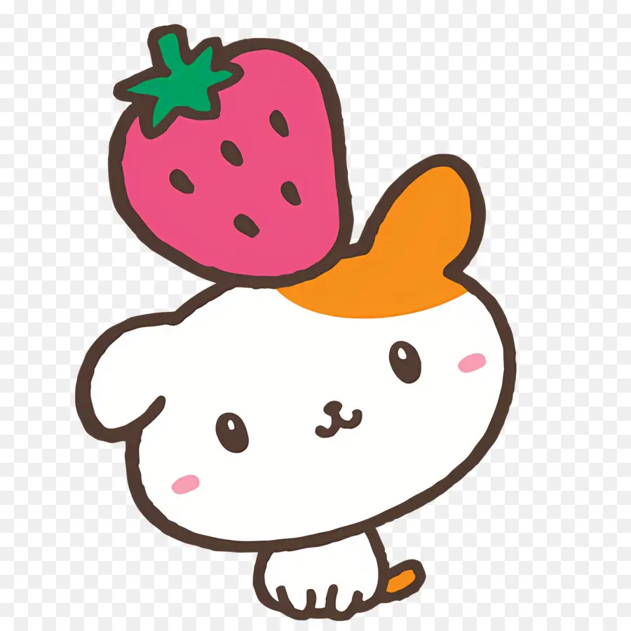 Com Puchipuchiwanko，كلب أبيض PNG