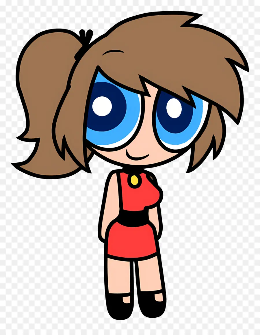 فتيات القوة，فتاة على غرار Powerpuff PNG