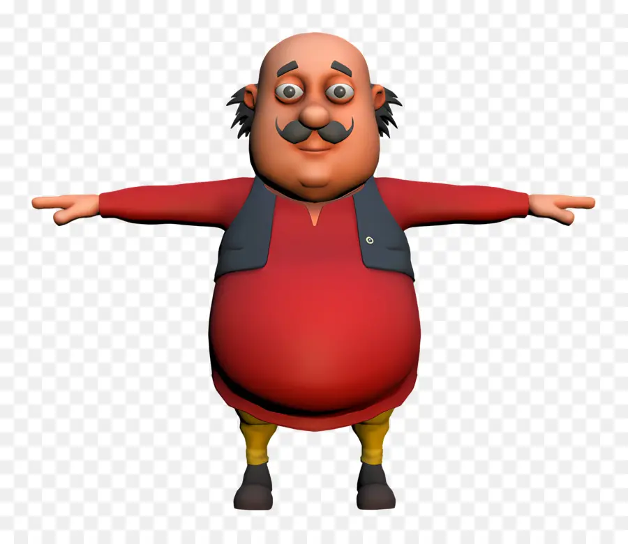 Motu Patlu，شخصية كرتونية PNG